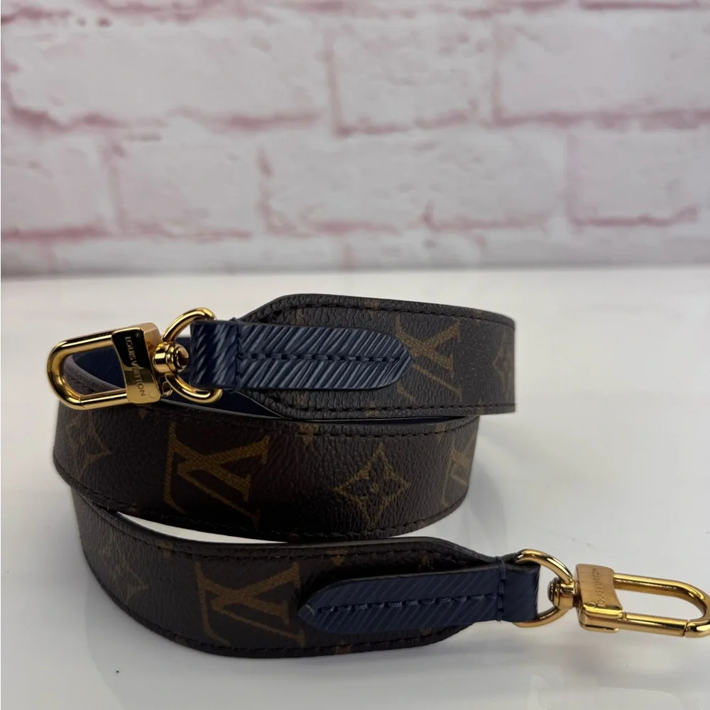 Louis Vuitton Monogram Blue Epi Bandouliere Strap
